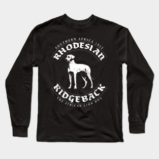 Rhodesian Ridgeback Africa Long Sleeve T-Shirt